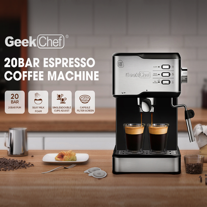 Geek Espresso, Cappuccino, & Latte Maker