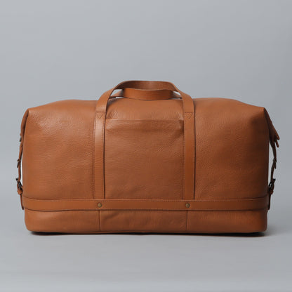 Runway Leather Travel Bag - Camel