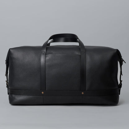 Runway Leather Travel Bag - Black