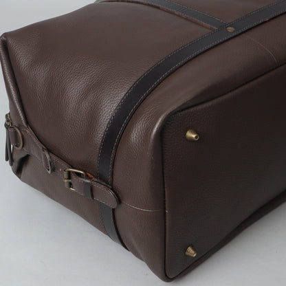 Runway Leather Travel Bag - Brown