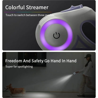 LED Retractable Dog and Cat Leash