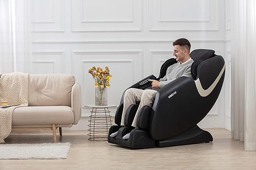 Massage Chair Recliner with Zero Gravity Airbag Bluetooth Speaker