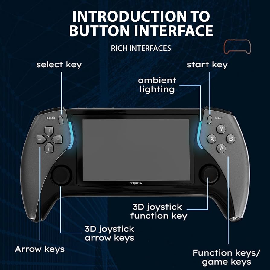 RetroPad™️ Project X Portable Retro Gaming Pad