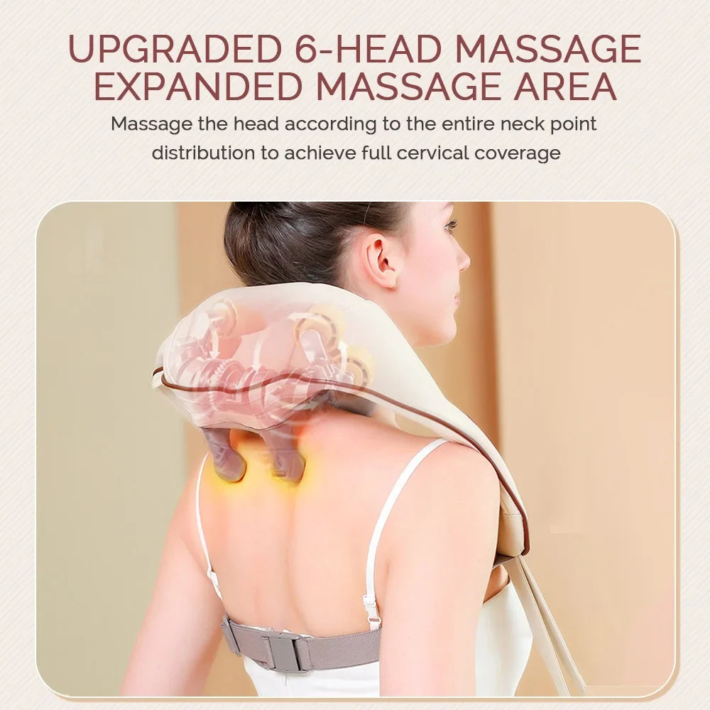 SootheFlex™️ Heated Neck and Back Massager with TrueTouch™️ Technology 2X Bundle