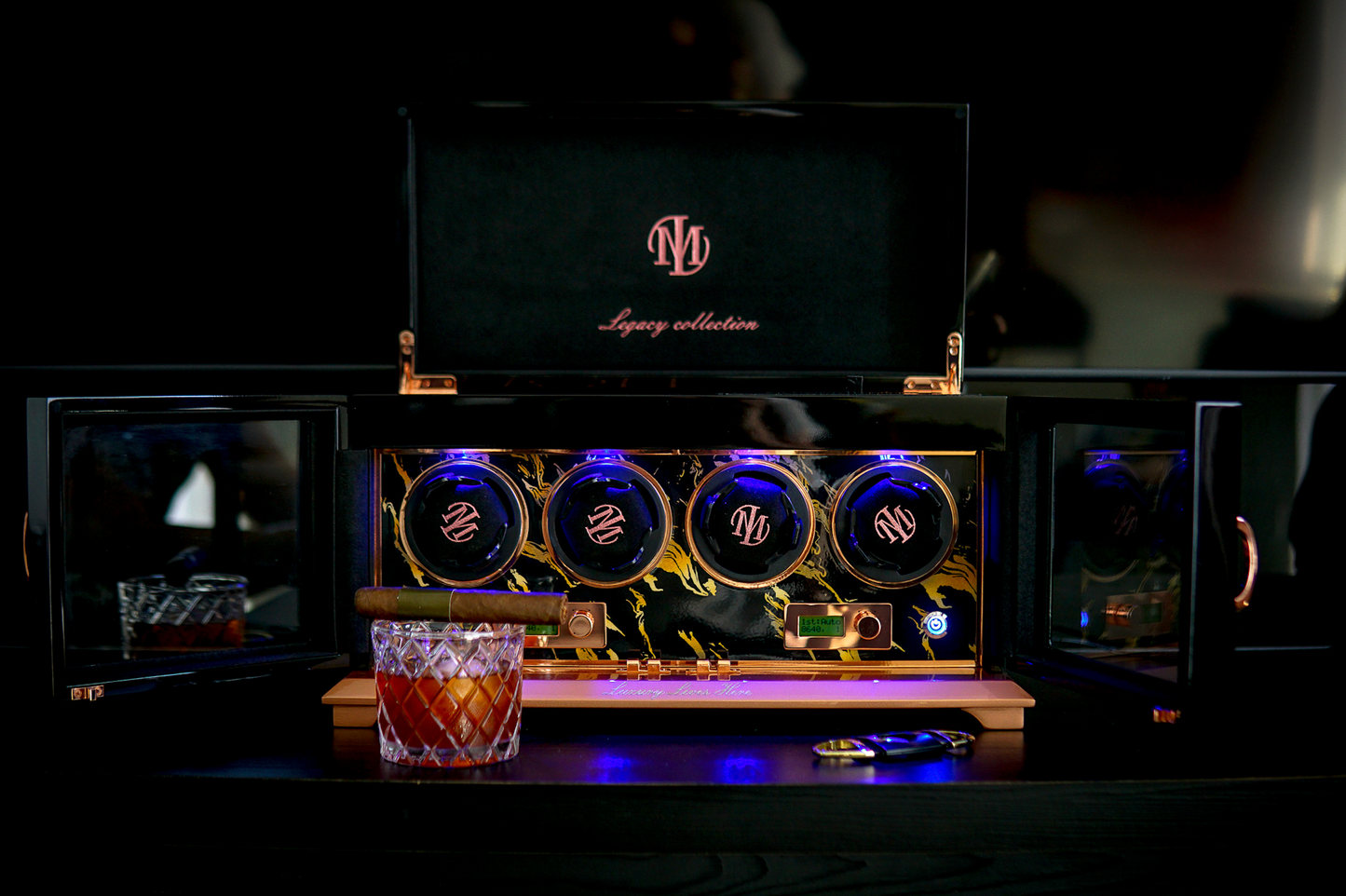 Quad Luxury Automatic Watch Winder