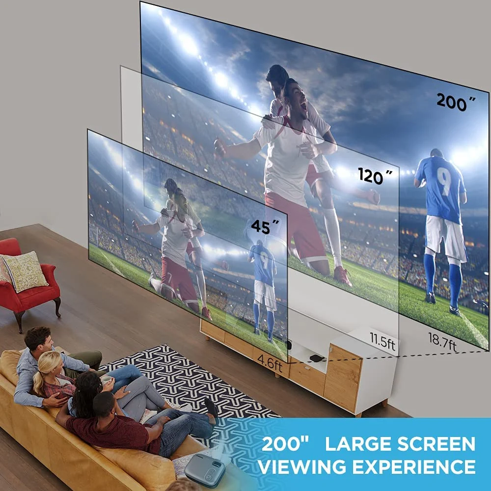 The_Elite_Store_Electric__  Mini portable projector
