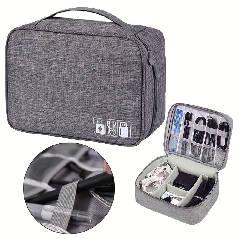 Travel Electronics Cable Organizer