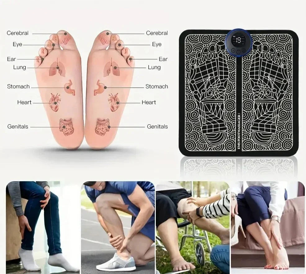 Electric EMS Foot Massager Pad