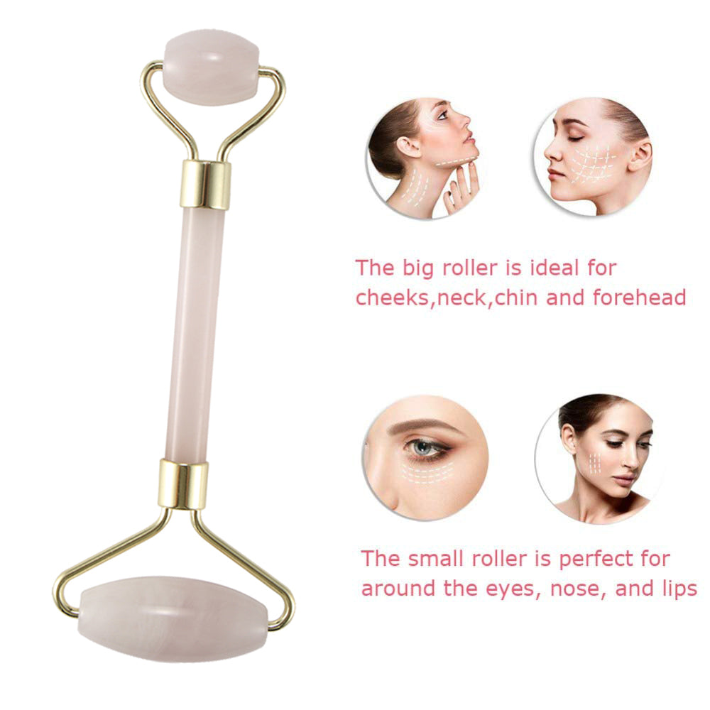 Portable Crystal Double Head Rolling Massager